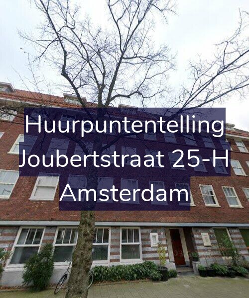Foto gevel Huurpuntentelling voor Joubertstraat 25-H, Amsterdam