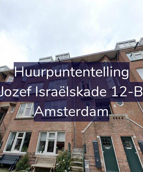 Foto gevel Huurpuntentelling voor Jozef Israëlskade 12-B, Amsterdam