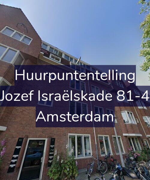 Foto gevel Huurpuntentelling voor Jozef Israëlskade 81-4, Amsterdam