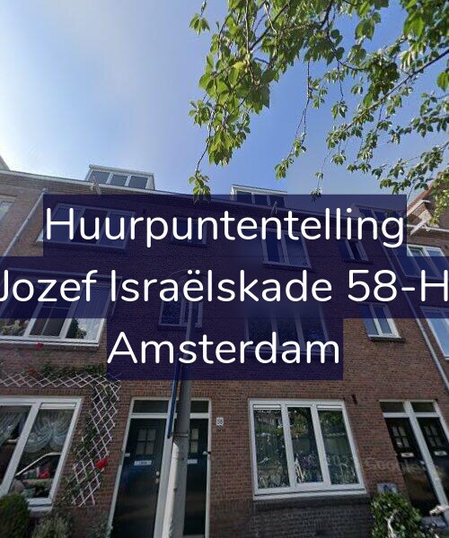 Foto gevel Huurpuntentelling voor Jozef Israëlskade 58-H, Amsterdam