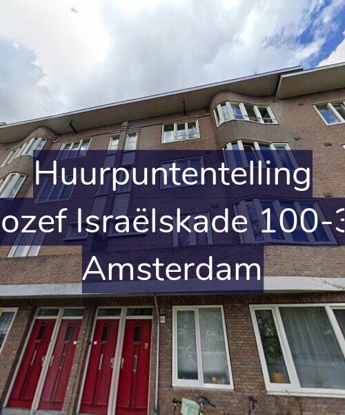 Foto gevel Huurpuntentelling voor Jozef Israëlskade 100-3, Amsterdam