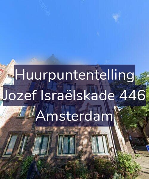 Foto gevel Huurpuntentelling voor Jozef Israëlskade 446, Amsterdam
