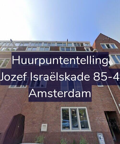Foto gevel Huurpuntentelling voor Jozef Israëlskade 85-4, Amsterdam