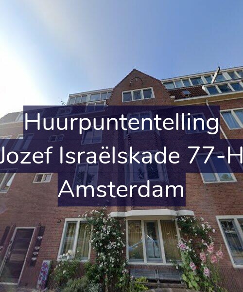 Foto gevel Huurpuntentelling voor Jozef Israëlskade 77-H, Amsterdam