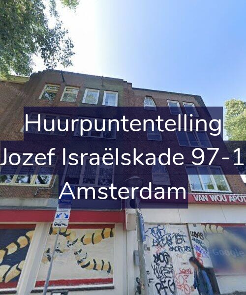Foto gevel Huurpuntentelling voor Jozef Israëlskade 97-1, Amsterdam