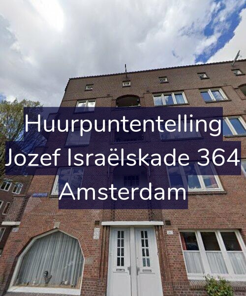 Foto gevel Huurpuntentelling voor Jozef Israëlskade 364, Amsterdam