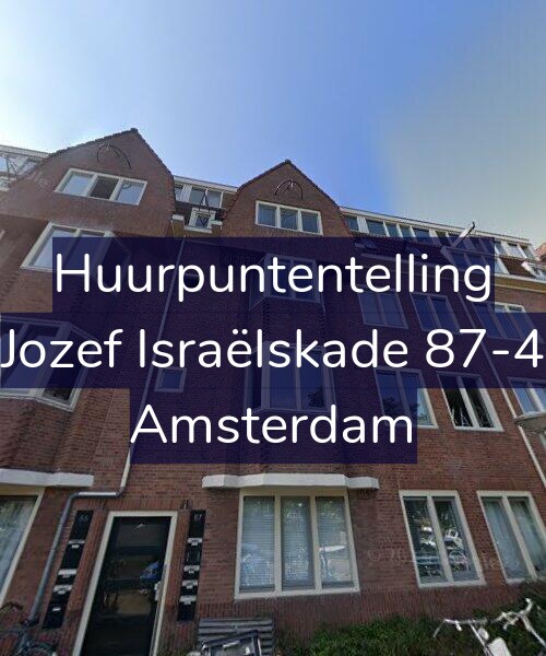 Foto gevel Huurpuntentelling voor Jozef Israëlskade 87-4, Amsterdam