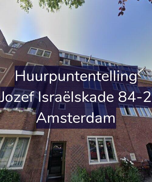 Foto gevel Huurpuntentelling voor Jozef Israëlskade 84-2, Amsterdam
