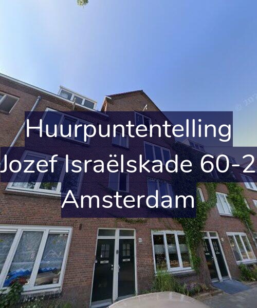 Foto gevel Huurpuntentelling voor Jozef Israëlskade 60-2, Amsterdam