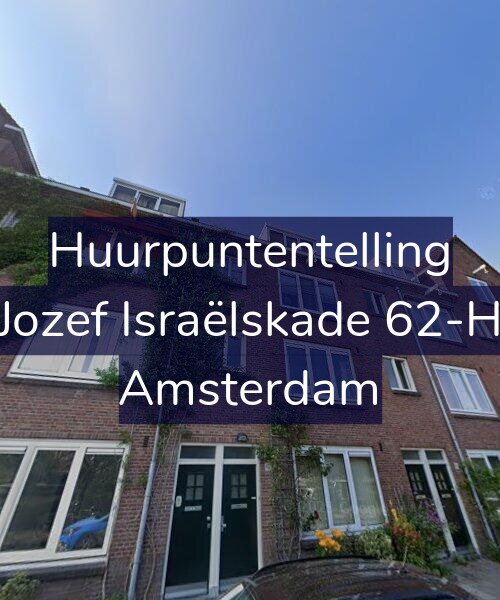 Foto gevel Huurpuntentelling voor Jozef Israëlskade 62-H, Amsterdam