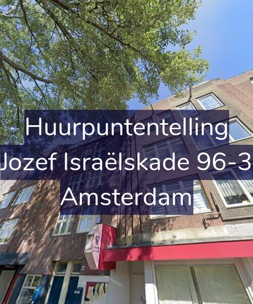 Foto gevel Huurpuntentelling voor Jozef Israëlskade 96-3, Amsterdam