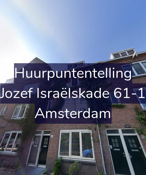 Foto gevel Huurpuntentelling voor Jozef Israëlskade 61-1, Amsterdam