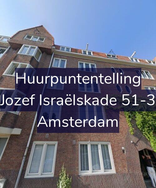 Foto gevel Huurpuntentelling voor Jozef Israëlskade 51-3, Amsterdam