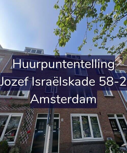 Foto gevel Huurpuntentelling voor Jozef Israëlskade 58-2, Amsterdam