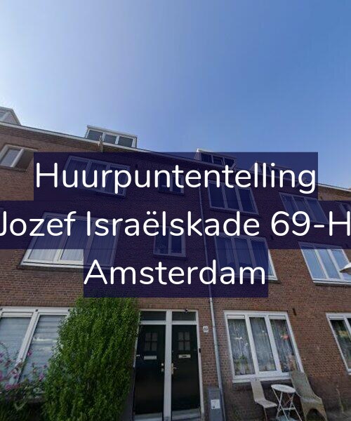 Foto gevel Huurpuntentelling voor Jozef Israëlskade 69-H, Amsterdam