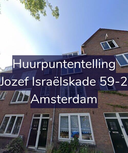 Foto gevel Huurpuntentelling voor Jozef Israëlskade 59-2, Amsterdam