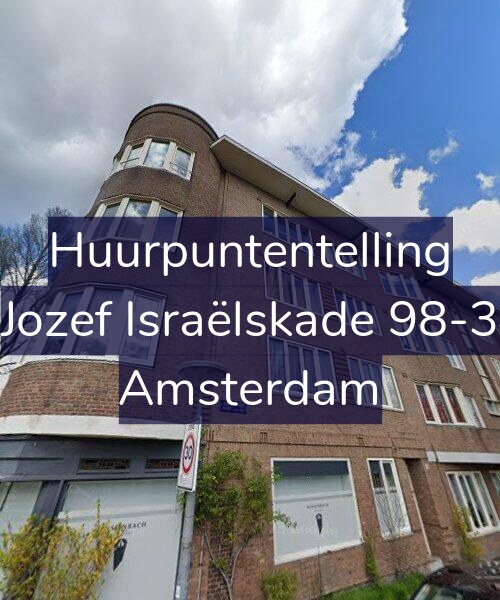 Foto gevel Huurpuntentelling voor Jozef Israëlskade 98-3, Amsterdam