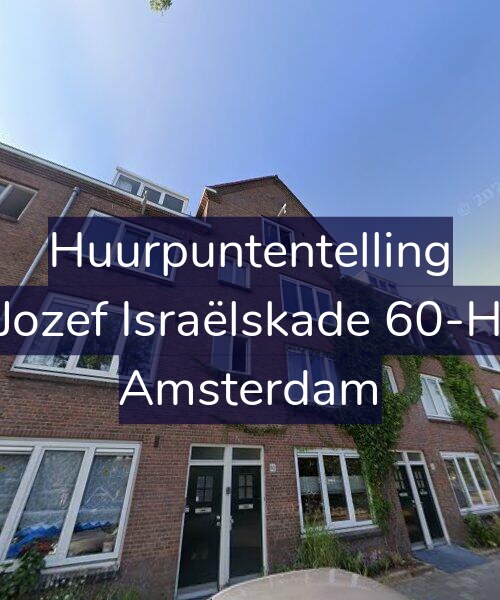 Foto gevel Huurpuntentelling voor Jozef Israëlskade 60-H, Amsterdam