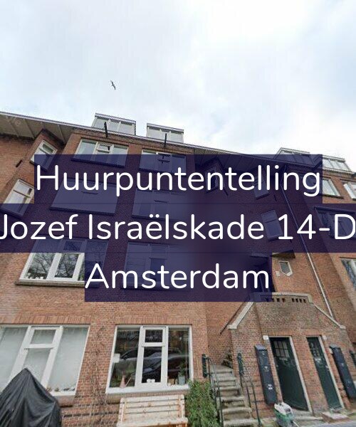 Foto gevel Huurpuntentelling voor Jozef Israëlskade 14-D, Amsterdam