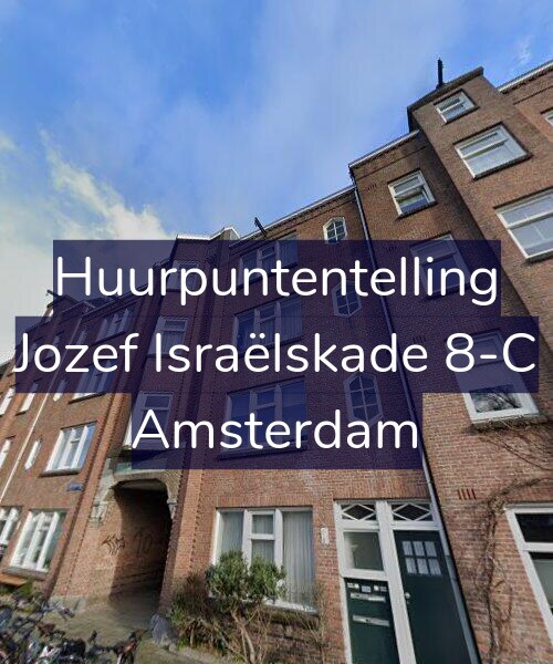 Foto gevel Huurpuntentelling voor Jozef Israëlskade 8-C, Amsterdam