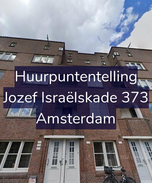 Foto gevel Huurpuntentelling voor Jozef Israëlskade 373, Amsterdam