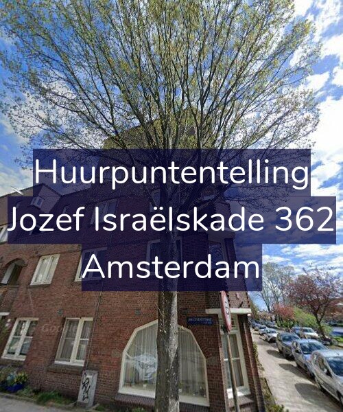 Foto gevel Huurpuntentelling voor Jozef Israëlskade 362, Amsterdam