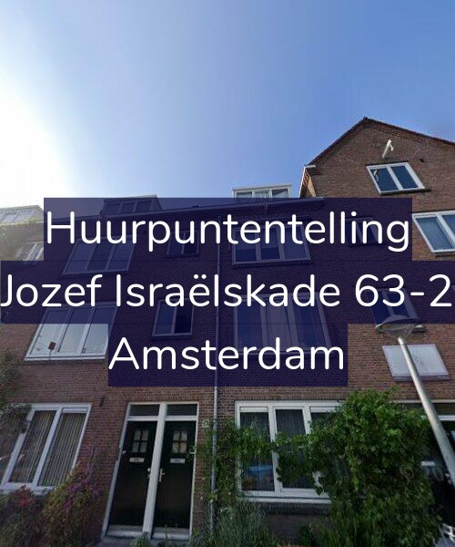 Foto gevel Huurpuntentelling voor Jozef Israëlskade 63-2, Amsterdam