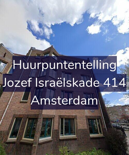 Foto gevel Huurpuntentelling voor Jozef Israëlskade 414, Amsterdam