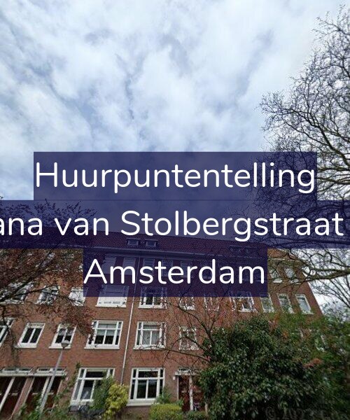 Foto gevel Huurpuntentelling voor Juliana van Stolbergstraat 6-2, Amsterdam