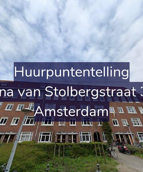 Foto gevel Huurpuntentelling voor Juliana van Stolbergstraat 38-2, Amsterdam