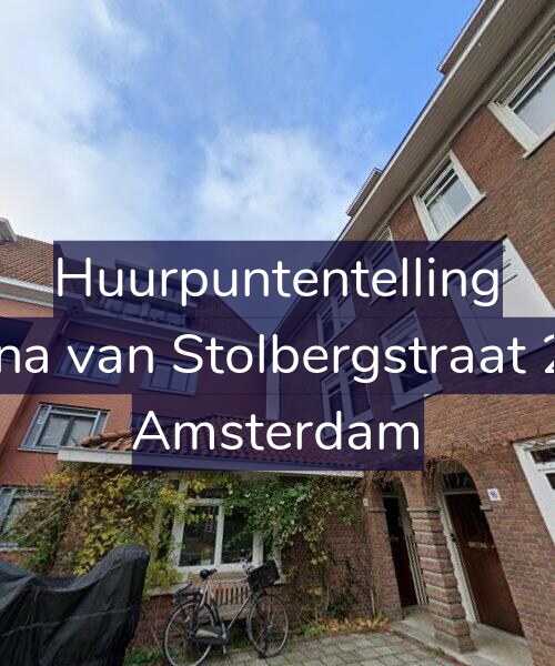 Foto gevel Huurpuntentelling voor Juliana van Stolbergstraat 20-B, Amsterdam