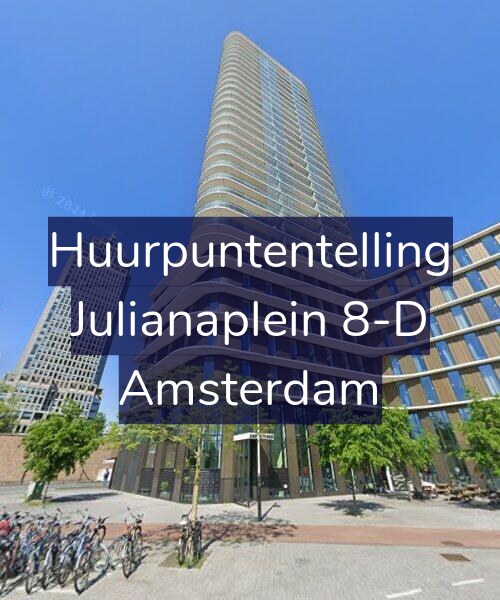 Foto gevel Huurpuntentelling voor Julianaplein 8-D, Amsterdam