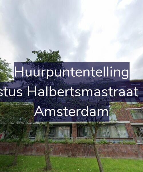 Foto gevel Huurpuntentelling voor Justus Halbertsmastraat 93, Amsterdam