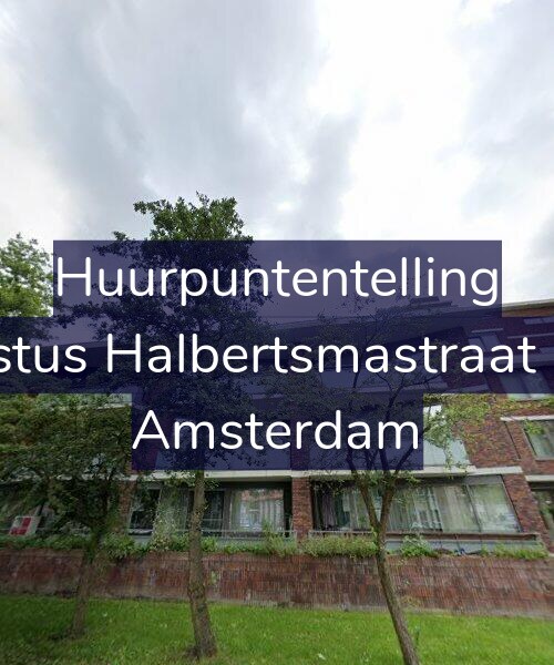 Foto gevel Huurpuntentelling voor Justus Halbertsmastraat 81, Amsterdam