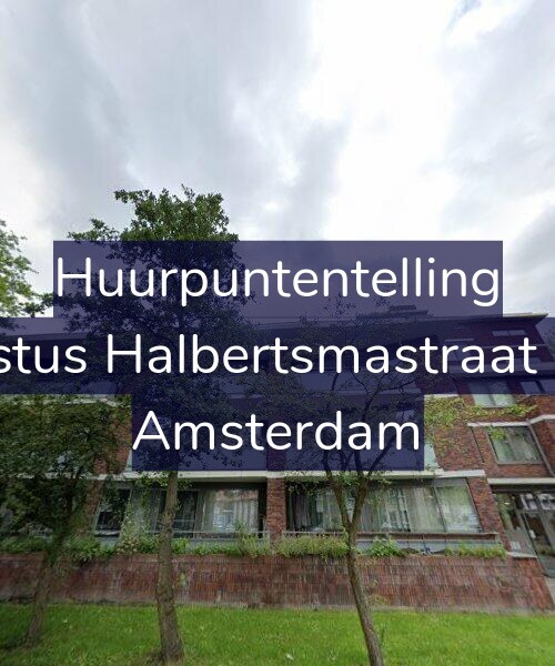Foto gevel Huurpuntentelling voor Justus Halbertsmastraat 71, Amsterdam