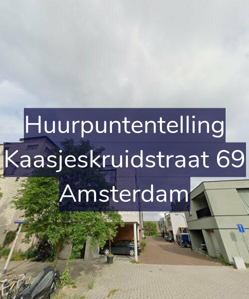 Foto gevel Huurpuntentelling voor Kaasjeskruidstraat 69, Amsterdam