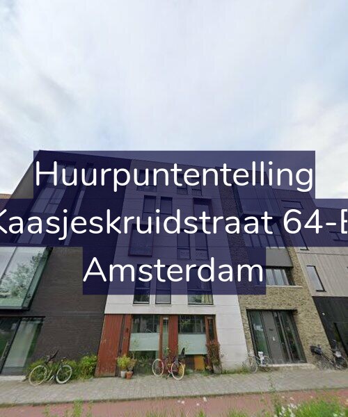 Foto gevel Huurpuntentelling voor Kaasjeskruidstraat 64-B, Amsterdam