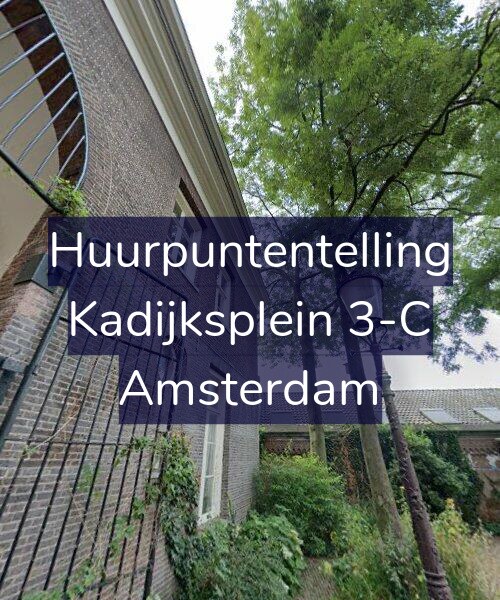 Foto gevel Huurpuntentelling voor Kadijksplein 3-C, Amsterdam