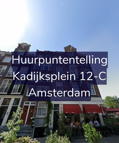 Foto gevel Huurpuntentelling voor Kadijksplein 12-C, Amsterdam
