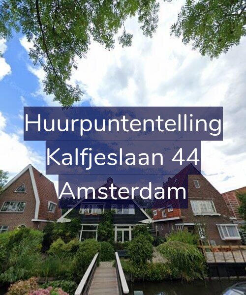 Foto gevel Huurpuntentelling voor Kalfjeslaan 44, Amsterdam