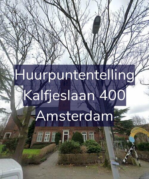 Foto gevel Huurpuntentelling voor Kalfjeslaan 400, Amsterdam