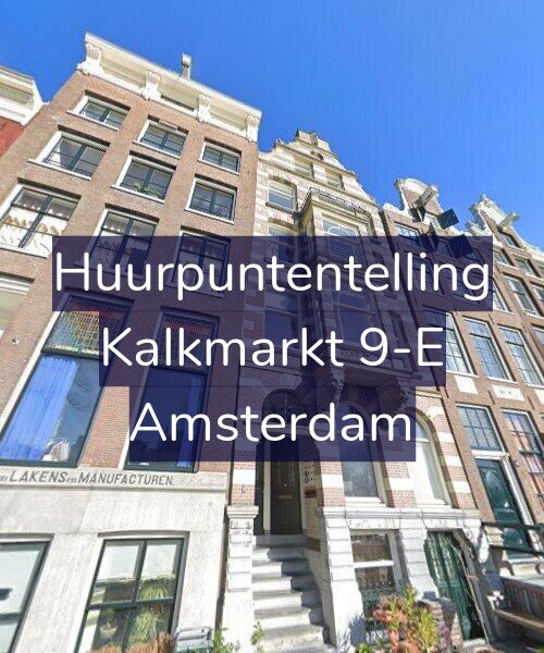 Foto gevel Huurpuntentelling voor Kalkmarkt 9-E, Amsterdam