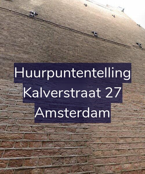 Foto gevel Huurpuntentelling voor Kalverstraat 27, Amsterdam