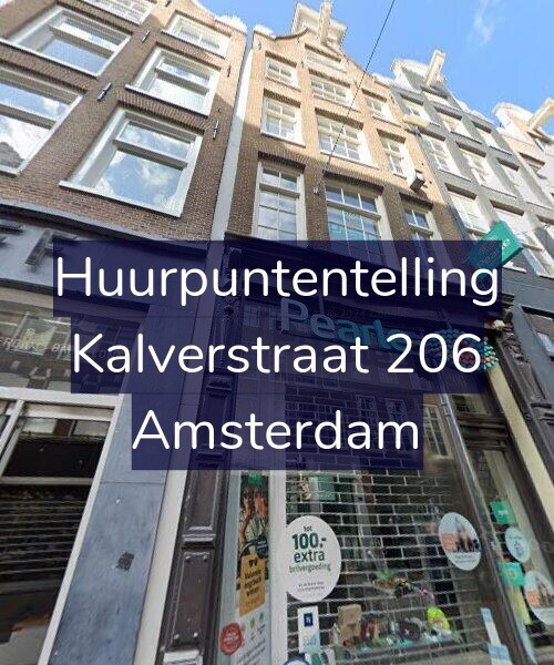 Foto gevel Huurpuntentelling voor Kalverstraat 206, Amsterdam