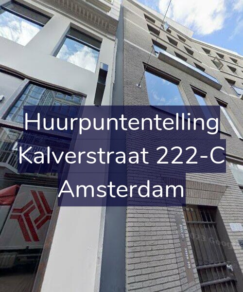 Foto gevel Huurpuntentelling voor Kalverstraat 222-C, Amsterdam