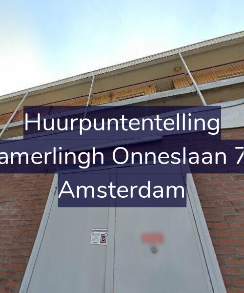 Foto gevel Huurpuntentelling voor Kamerlingh Onneslaan 74, Amsterdam