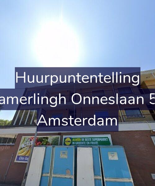 Foto gevel Huurpuntentelling voor Kamerlingh Onneslaan 50, Amsterdam
