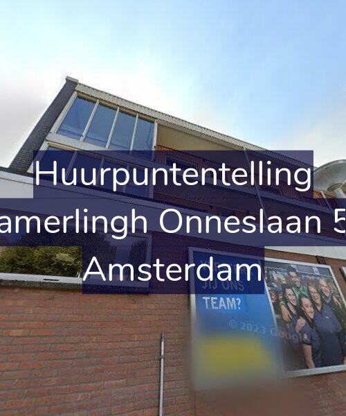 Foto gevel Huurpuntentelling voor Kamerlingh Onneslaan 52, Amsterdam