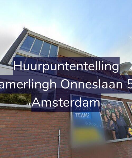 Foto gevel Huurpuntentelling voor Kamerlingh Onneslaan 54, Amsterdam