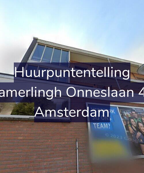 Foto gevel Huurpuntentelling voor Kamerlingh Onneslaan 42, Amsterdam